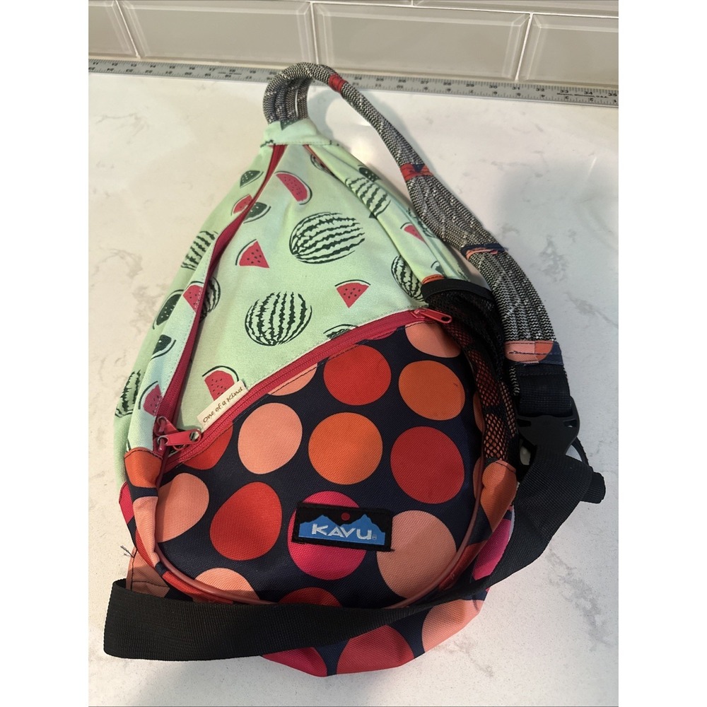 KAVU Paxton Pack Rope Sling Crossbody Bag - Watermelon
